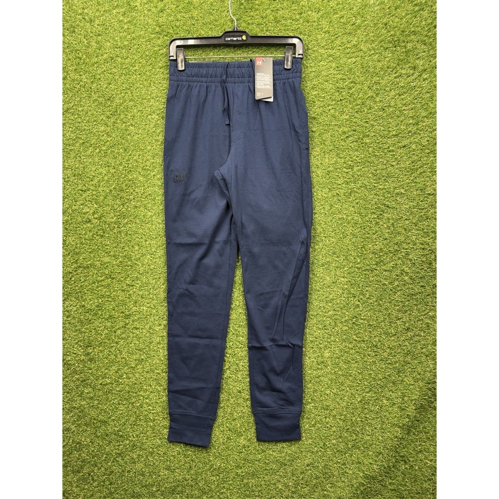Under Armour Sweatpants Mens Small Blue Sportstyle Joggers Running Tapered Leg